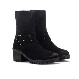 Vintage Foundry Sienna Short Ankle Boots 10 Suede